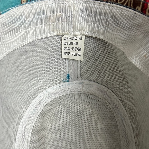 Paisley Pattern Fedora Hat - Picture 2 of 4